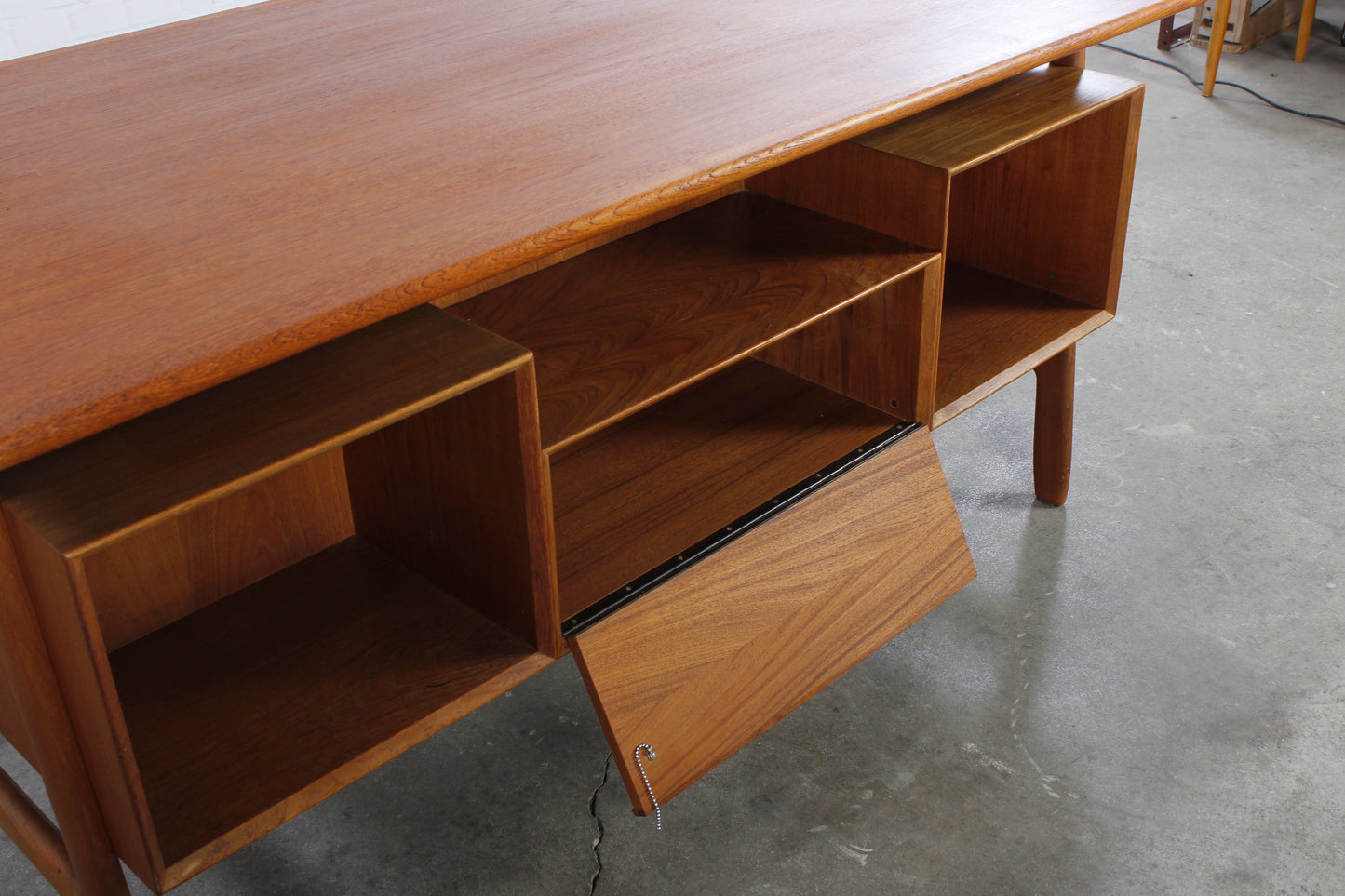 Modell 75 Schreibtisch von Gunni Omann für Omann Jun Teak 60er