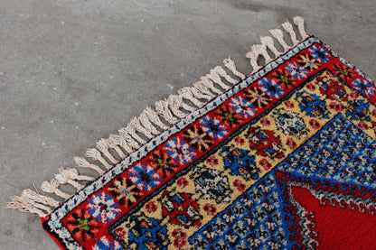 Vintage Berber Teppich Marokko Mid Century Design 60er 70er