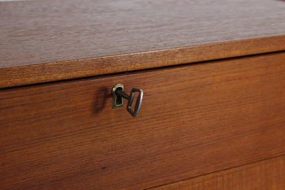 Vintage Teak Wandschrank Kommode Schubladenschrank 60er 70er