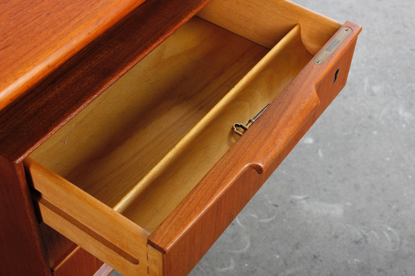 Modell 75 Schreibtisch von Gunni Omann für Omann Jun Teak 60er