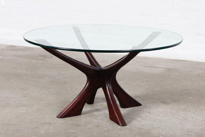 Vintage Danish Coffee Table Tisch Wikkelsø Design 60er