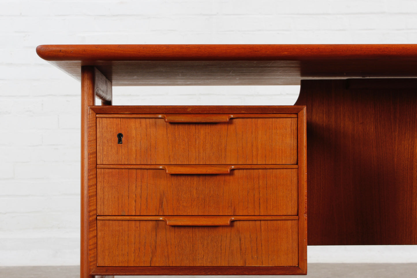 Modell 75 Schreibtisch von Gunni Omann für Omann Jun Teak 60er