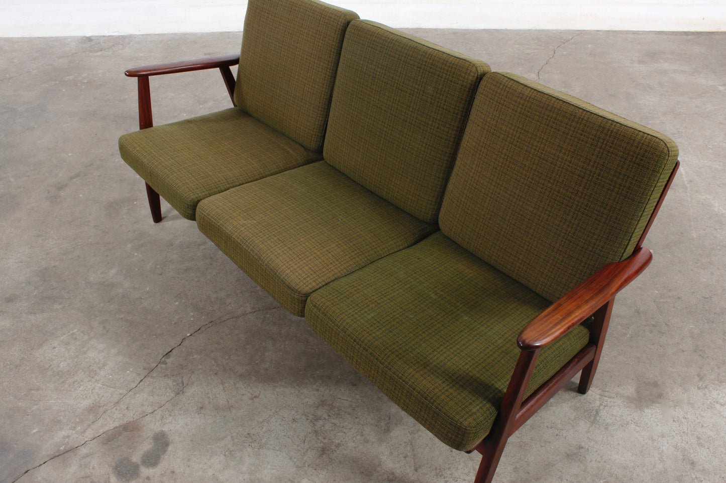 Vintage Teak 3er Sofa Danish Mid Century Design 50er 60er