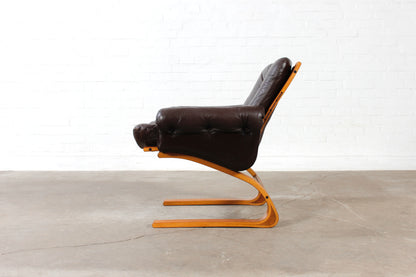 Vintage Teak Kengu Chair Sessel Rybo Rykken 60er Scandi