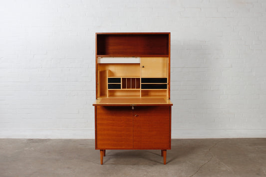 Vintage Teak Sekretär Danish Mid Century Design 60er 70er