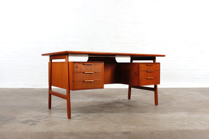 Modell 75 Schreibtisch von Gunni Omann für Omann Jun Teak 60er