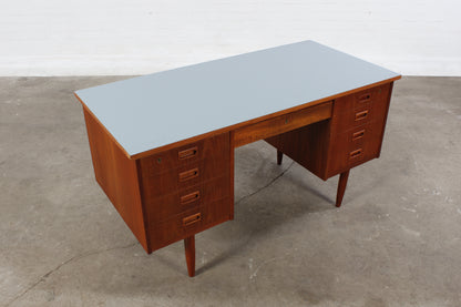 Vintage Teak Schreibtisch Danish Mid Century Design 60er 70er