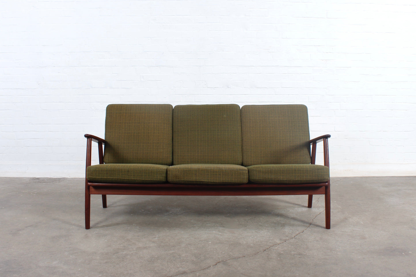 Vintage Teak 3er Sofa Danish Mid Century Design 50er 60er