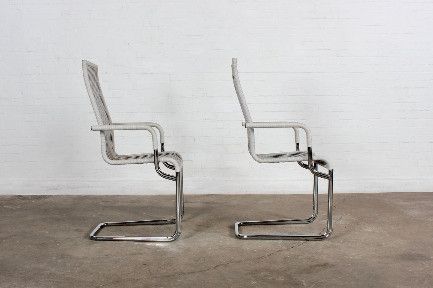 Moderner TECTA D21 Freischwinger Vintage Design Esszimmerstuhl