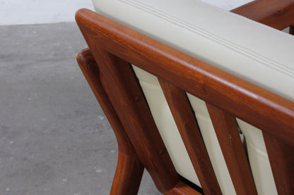Vintage Teak 3er Sofa Danish Mid Century Design 70er Scandi