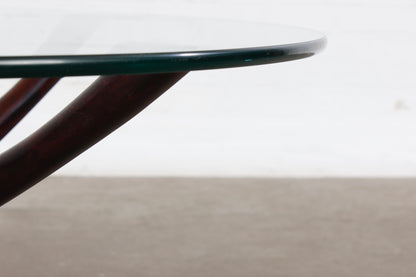 Vintage Danish Coffee Table Tisch Wikkelsø Design 60er