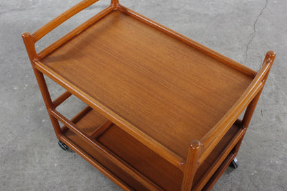 Dänischer Servierwagen aus Teak von Johannes Andersen Trolley
