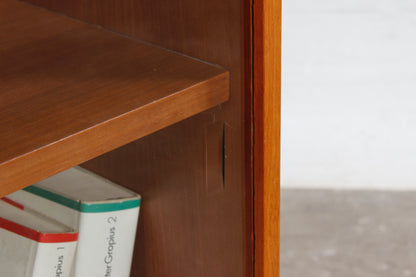 XXL Vintage Nussbaum Vitrine 60er 70er Jahre Kommode