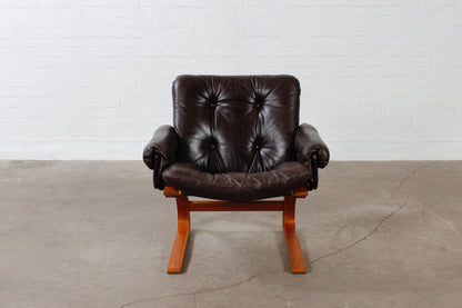 Vintage Teak Kengu Chair Sessel Rybo Rykken 60er Scandi