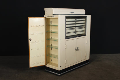 Vintage Baisch Arztschrank Kommode Bauhaus Industrial Design