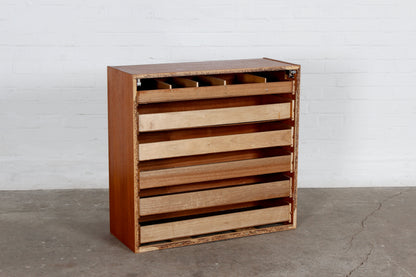 Vintage Teak Wandschrank Kommode Schubladenschrank 60er 70er