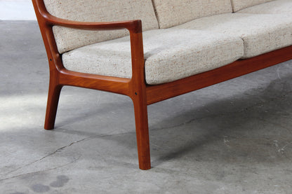 Vintage Teak Sofa Ole Wanscher Danish Design Mid Century