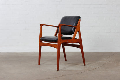 Vintage Teak Stuhl Design Arne Vodder Danish Mid Century