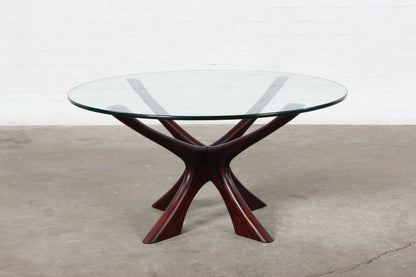 Vintage Danish Coffee Table Tisch Wikkelsø Design 60er