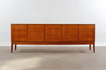 Große vintage Nussbaum Sideboard