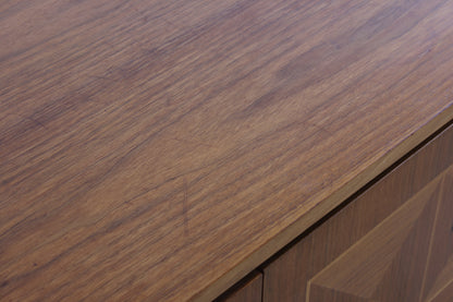 Große vintage Nussbaum Sideboard
