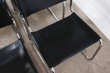 6er Satz Thonet Freischwinger S33 von Mart Stam
