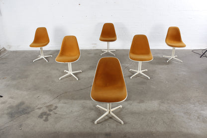 6er Set Esszimmerstühle von Charles & Rey Eames für Herman Miller Vitra