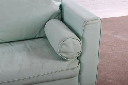 Modernes minigrünes Ledersofa