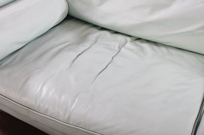 Modernes minigrünes Ledersofa