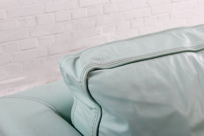 Modernes minigrünes Ledersofa