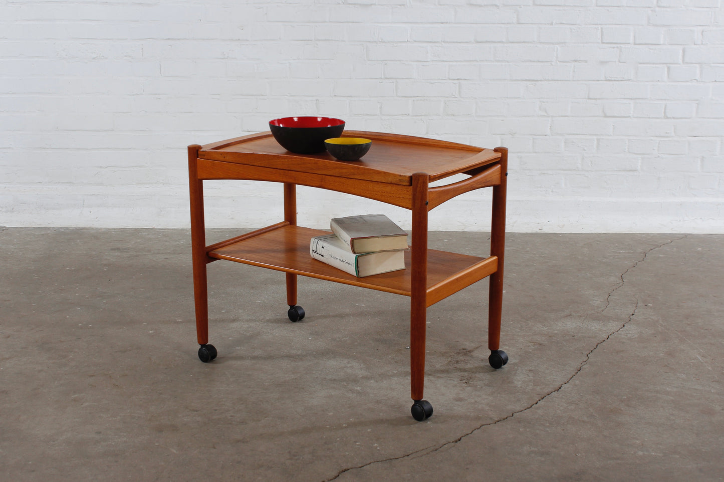 Teak Servierwagen von Poul Hundevad