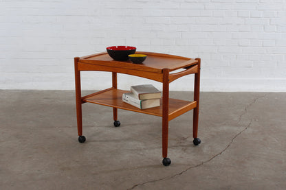 Teak Servierwagen von Poul Hundevad