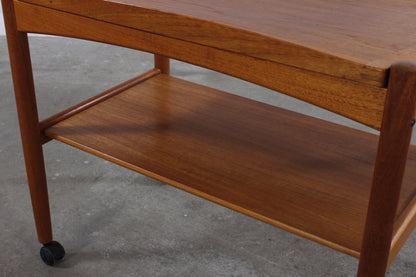 Teak Servierwagen von Poul Hundevad