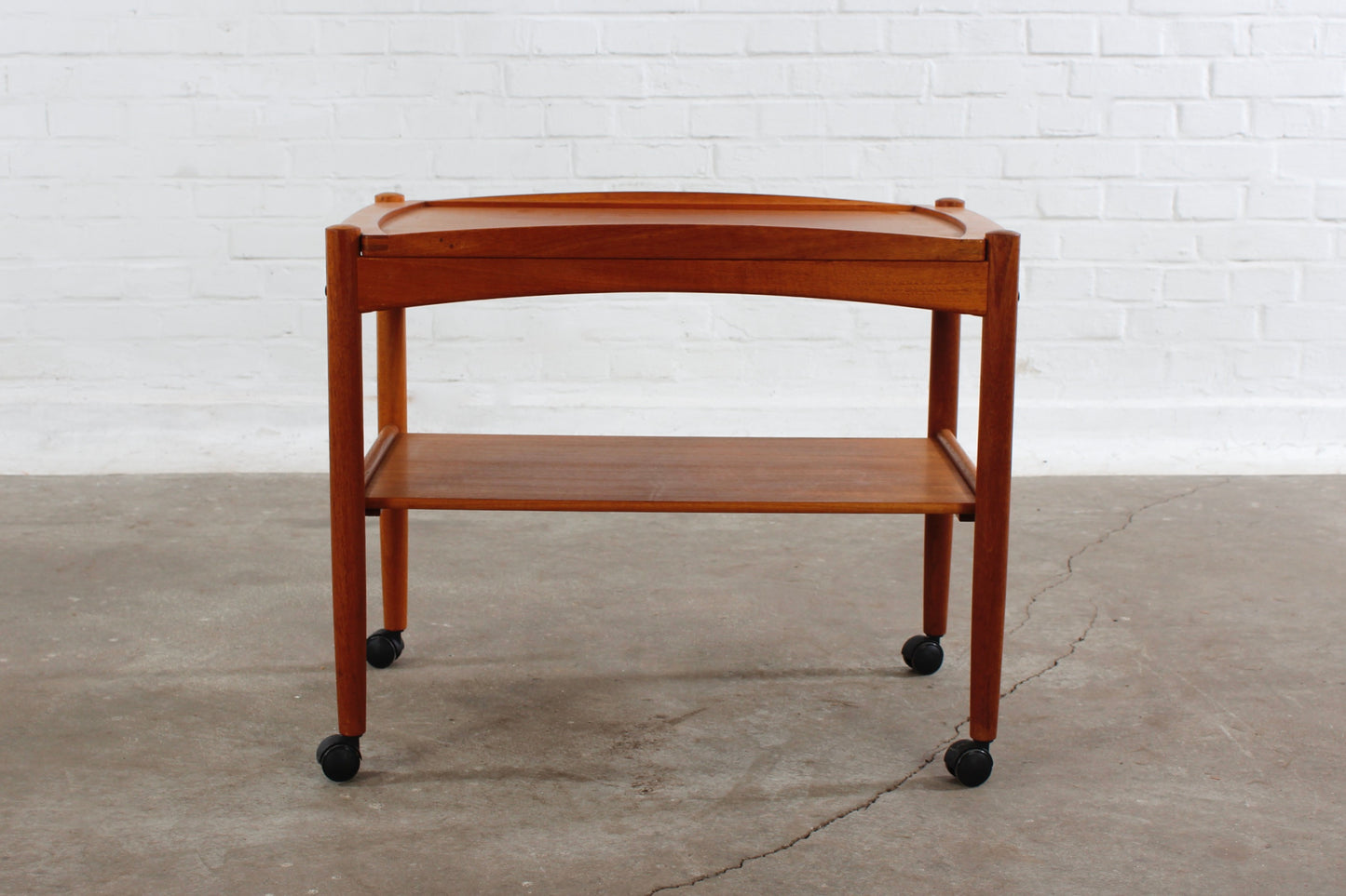 Teak Servierwagen von Poul Hundevad