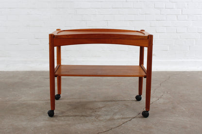 Teak Servierwagen von Poul Hundevad