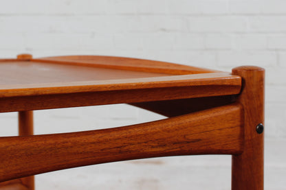 Teak Servierwagen von Poul Hundevad