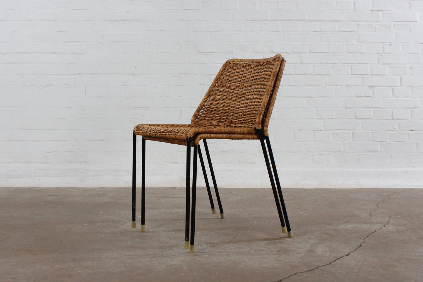 2er Set Stühle von Herbert Hirche für Wilde+Spieth