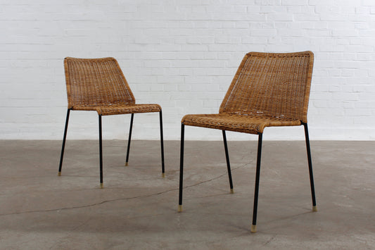 2er Set Stühle von Herbert Hirche für Wilde+Spieth