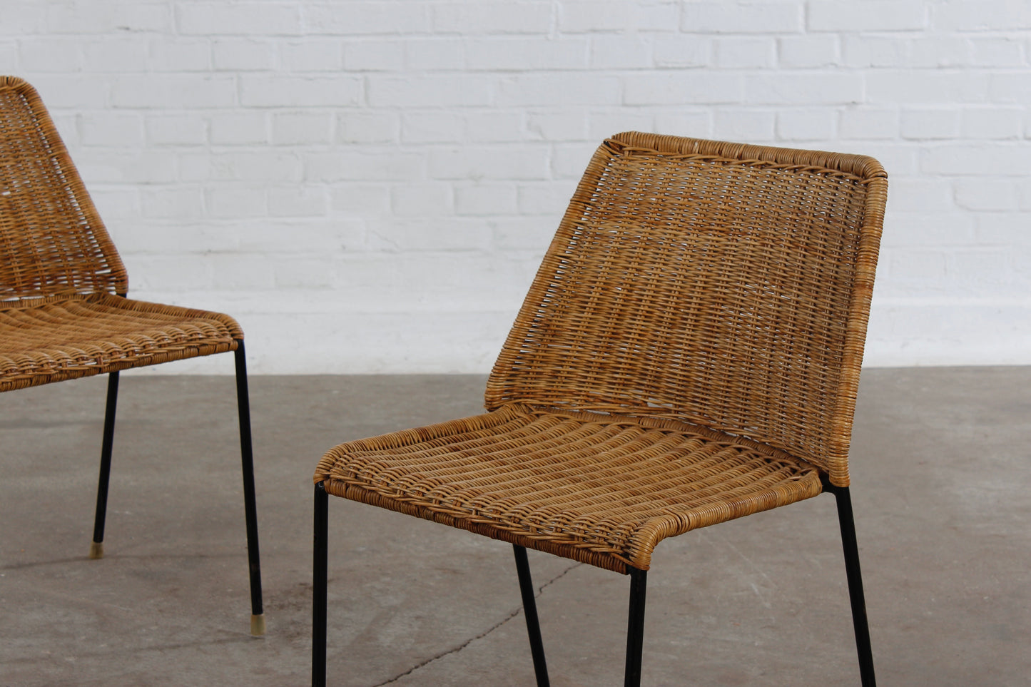 2er Set Stühle von Herbert Hirche für Wilde+Spieth