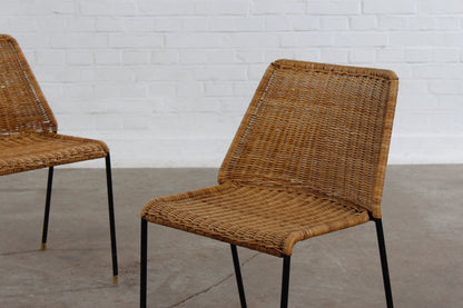 2er Set Stühle von Herbert Hirche für Wilde+Spieth