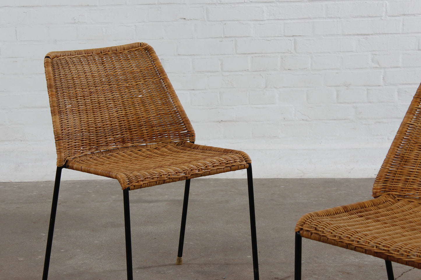 2er Set Stühle von Herbert Hirche für Wilde+Spieth