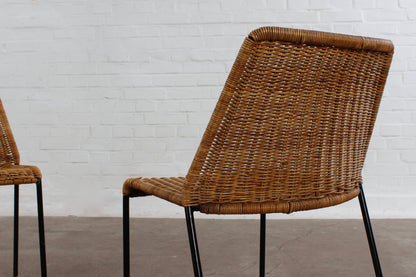 2er Set Stühle von Herbert Hirche für Wilde+Spieth