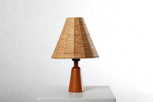 Bast Boho Tischleuchte