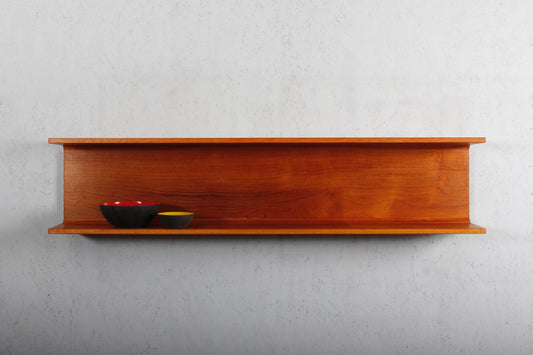 Teak Wandregal von Pedersen & Hansen