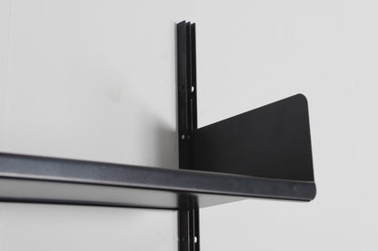 schwarzes Regal von Dieter Rams für Vitsoe