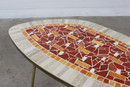 Handgearbeiteter Mosaiktisch von K. Theessen