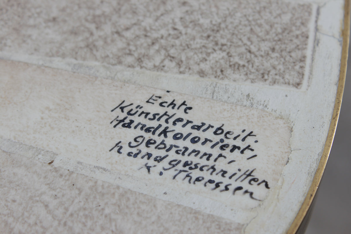Handgearbeiteter Mosaiktisch von K. Theessen