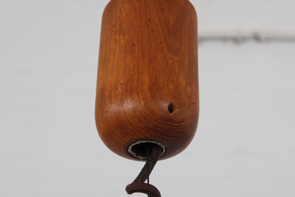 Teakholz Pendelleuchte Candela von Domus