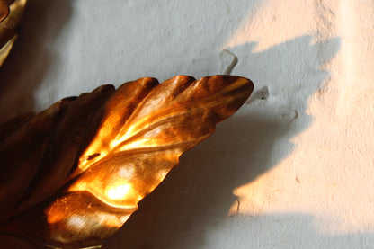 Vintage Wandlampe Leafs von Hans Kögl