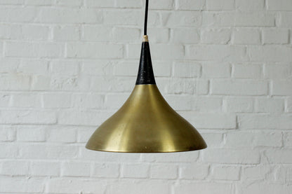 Vintage Danish Design Messing Lampe Mid Century 50er 60er
